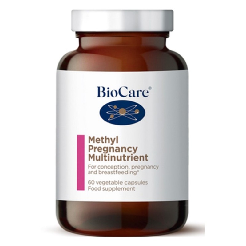 Methyl Pregnancy Multinutrient 60 Cápsulas Vegetales Biocare