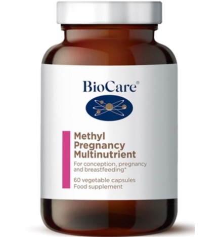 Methyl Pregnancy Multinutrient 60 Cápsulas Vegetales Biocare