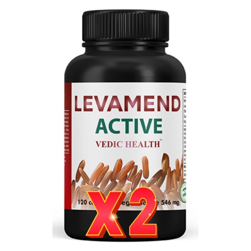 Pack de 2 unidades Levamend Active 120 Cápsulas Vegetales Vbyotics
