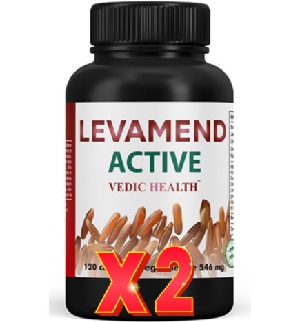 Pack de 2 unidades Levamend Active 120 Cápsulas Vegetales Vbyotics