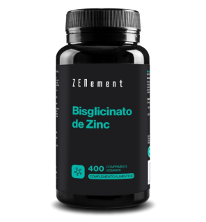 Bisglicinato de Zinc 400 Comprimidos Veganas Zenement