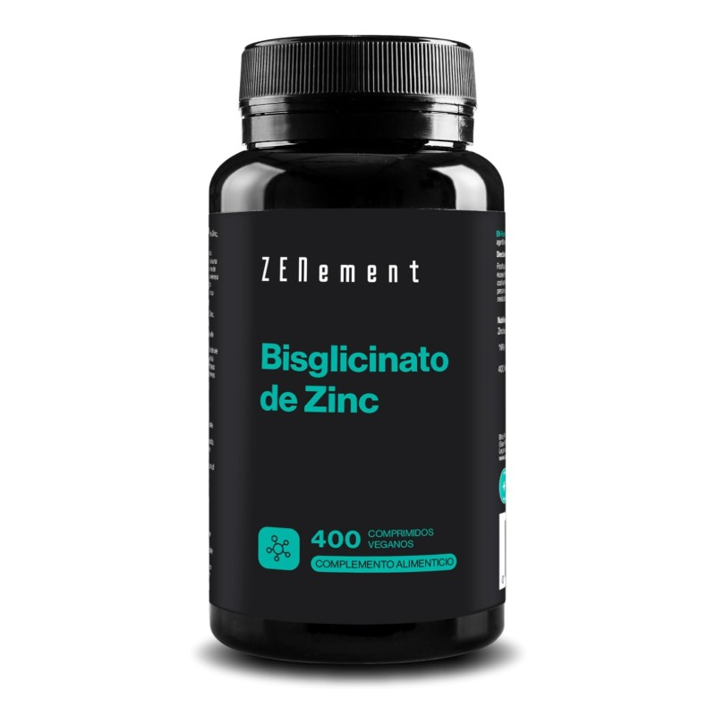 Bisglicinato de Zinc 400 Comprimidos Veganas Zenement