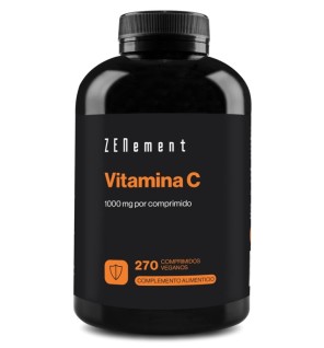 Vitamina C, 1000 mg por comprimido 270 Comprimidos Veganas Zenement