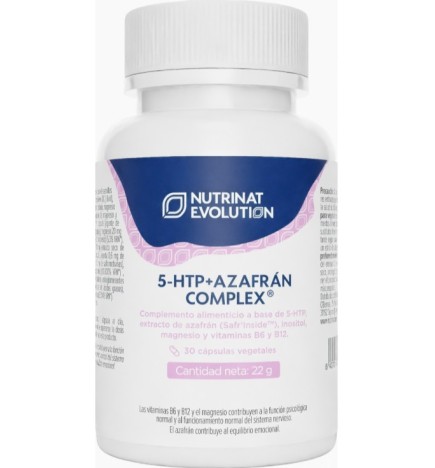 5-Htp + Azafrán Complex 30 Cápsulas Vegetales Nutrinat Evolution