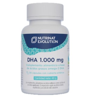 Dha 1000 Mg 30 Cápsulas Nutrinat Evolution