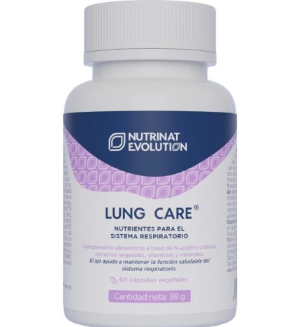 Lung Care 60 Cápsulas Vegetales Nutrinat Evolution