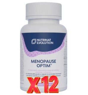 Pack de 12 unidades Menopause Optim 60 Cápsulas Vegetales Nutrinat Evolution