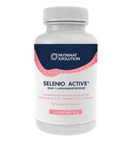 Selenio Active 60 Cápsulas Vegetales Nutrinat Evolution