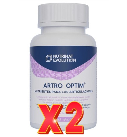 Pack de 2 unidades Artro Optim 90 Cápsulas Vegetales Nutrinat Evolution