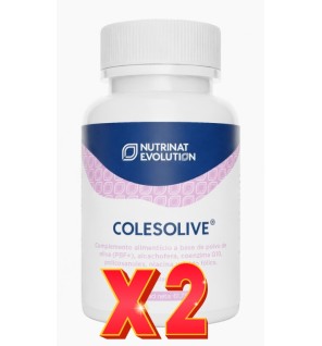 Pack de 2 unidades Colesolive 90 Cápsulas Vegetales Nutrinat Evolution