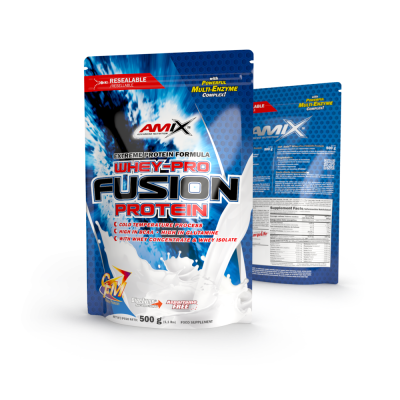 Whey-Pro Fusion Saco 500 Gr Chocolate de Amix Whey-Pro Fusion Saco 500 Gr Chocolate de Amix