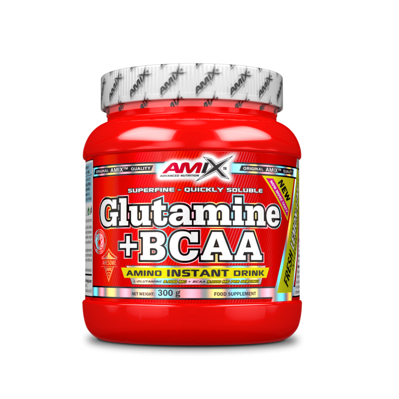 Glutamine+Bcaa 300 Gr Lima-Limón de Amix Glutamine+Bcaa 300 Gr Lima-Limón de Amix