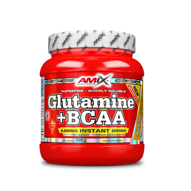 Glutamine+Bcaa 300 Gr Mango de Amix Glutamine+Bcaa 300 Gr Mango de Amix