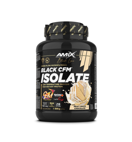 Black Cfm Isolate 1 Kg Chocolate Blanco de Amix