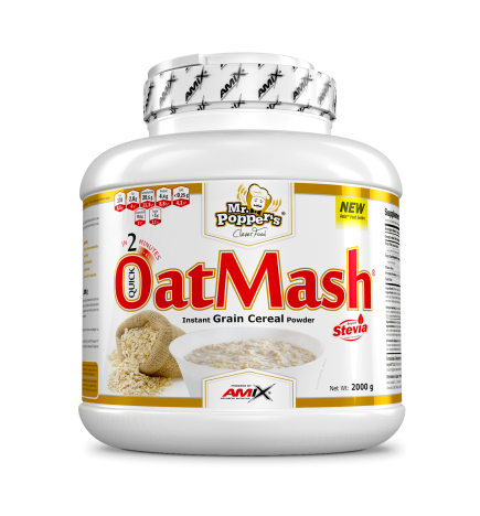 Avena Mr.Poppers Oat Mash 2 Kg Fresa-Yogurt de Amix
