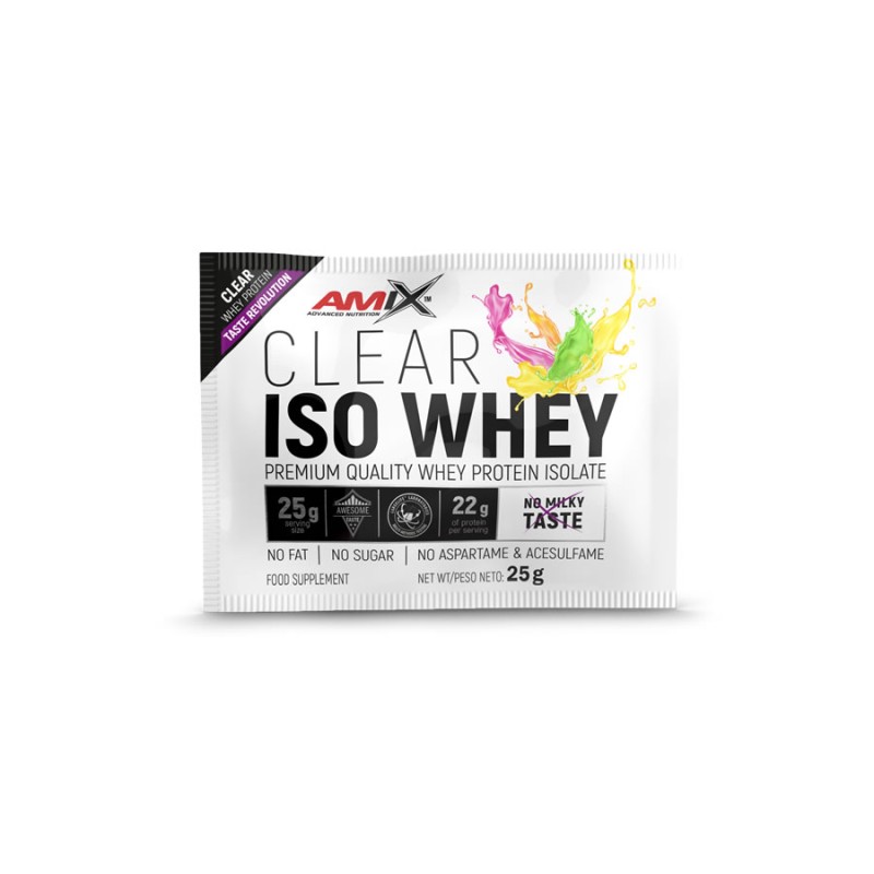 Unidosis Clear Iso Whey 25 Gr Lima-Limón de Amix Unidosis Clear Iso Whey 25 Gr Lima-Limón de Amix