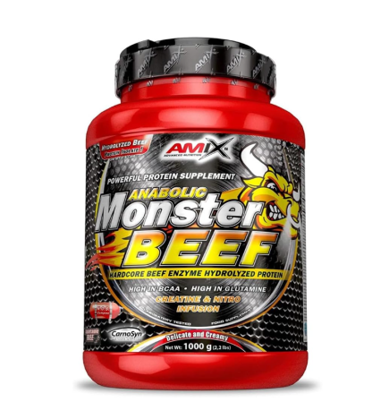 Monster Beef Protein 1 Kg Frutas Del Bosque de Amix
