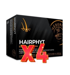 Pack de 4 unidades Hairphyt 60 Comprimidos Méderi Nutrición Integrativa