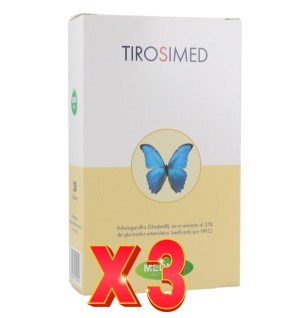 Pack de 3 unidades Tirosimed 30 Capsulas Mednat