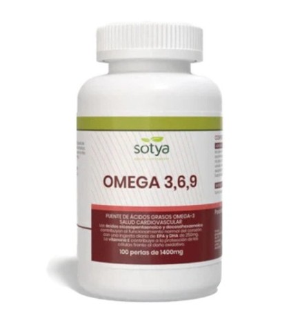 Omega 3,6,9 1400mg 100 perlas Sotya