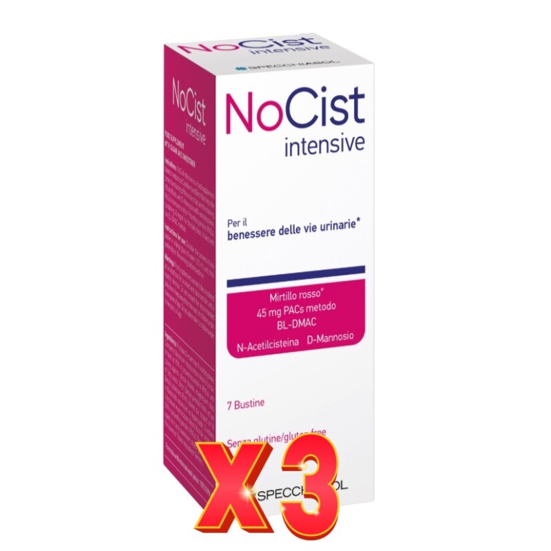 Pack de 3 unidades Nocist Intensive 7 Sobres Specchiasol