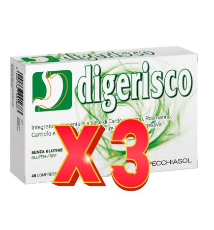 Pack de 3 unidades Digerisco 45 Comprimidos Specchiasol