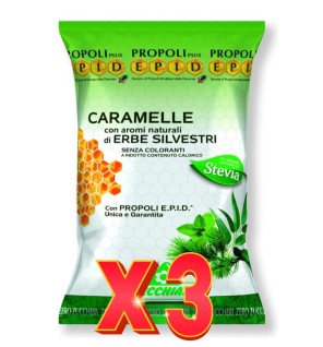 Pack de 3 unidades Epid Caramelos Propoli 20Uni Specchiasol