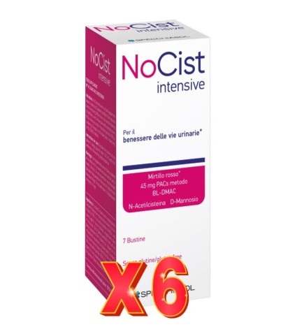 Pack de 6 unidades Nocist Intensive 7 Sobres Specchiasol