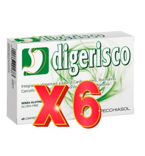 Pack de 6 unidades Digerisco 45 Comprimidos Specchiasol