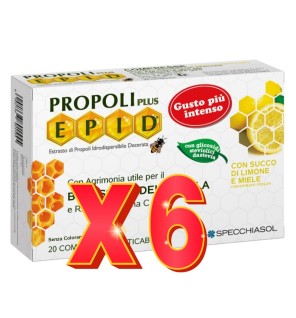 Pack de 6 unidades Epid Miel-Limon 20 Comprimidos Specchiasol