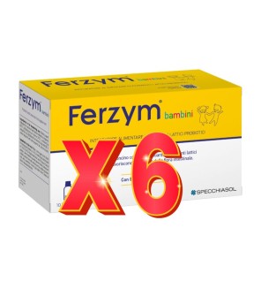 Pack de 6 unidades Ferzym Junior 10 Viales Specchiasol