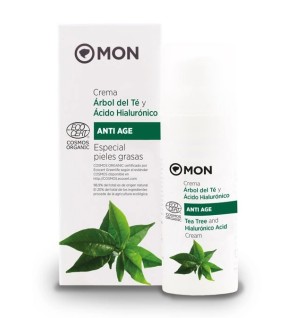 Crema facial arbol del te y acido hialuronico bio 50ml Mon Deconatur