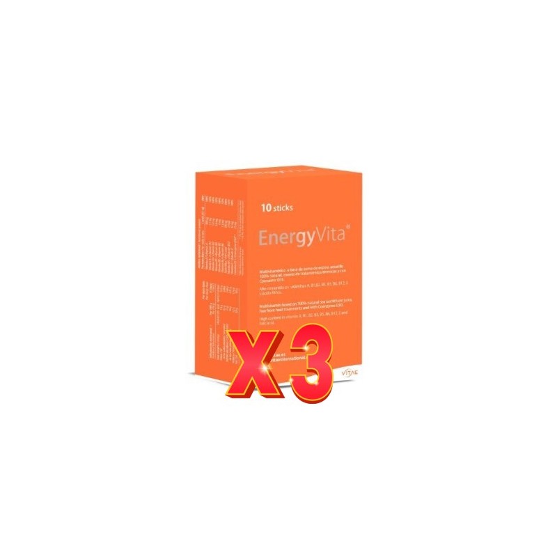 Pack de 3 unidades EnergyVita 10 sticks Vitae Pack de 3 unidades EnergyVita 10 sticks Vitae
