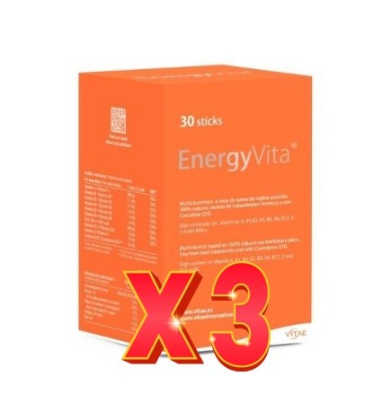 Pack de 3 unidades EnergyVita 30 sticks Vitae