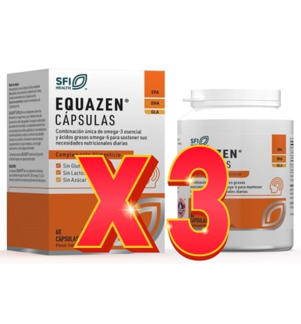 Pack de 3 unidades Equazen 60 cápsulas Vitae