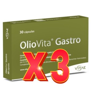 Pack de 3 unidades Oliovita Gastro 30 cápsulas Vitae