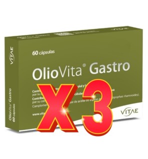 Pack de 3 unidades Oliovita Gastro 60 cápsulas Vitae