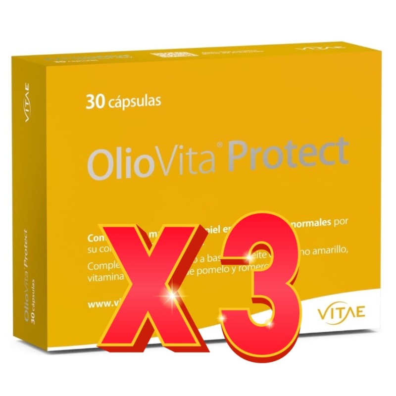 Pack de 3 unidades Oliovita Protect 30 cápsulas Vitae Pack de 3 unidades Oliovita Protect 30 cápsulas Vitae