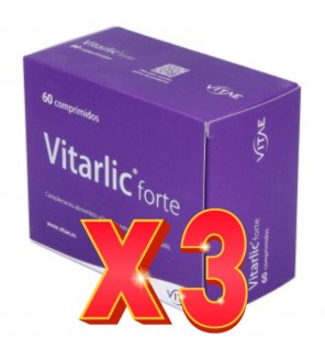 Pack de 3 unidades Vitarlic Forte 60 comprimidos Vitae