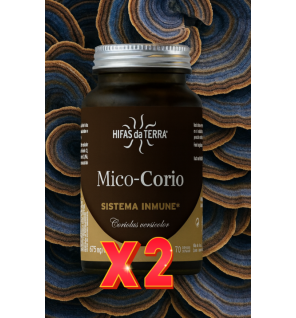 Pack de 2 unidades Mico Corio 70 capsulas de Hifas da Terra