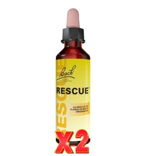Pack de 2 unidades Rescue Remedy 20Ml Flores Bach Original