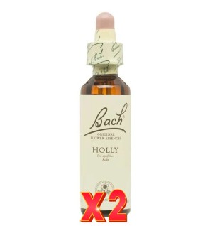 Pack de 2 unidades Flor Nº 15 Holly 20Ml Flores Bach Original