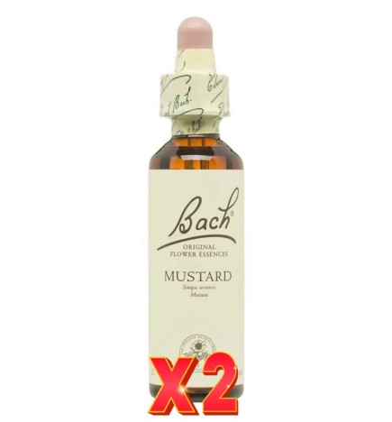 Pack de 2 unidades Flor Nº 21 Mustard 20Ml Flores Bach Original