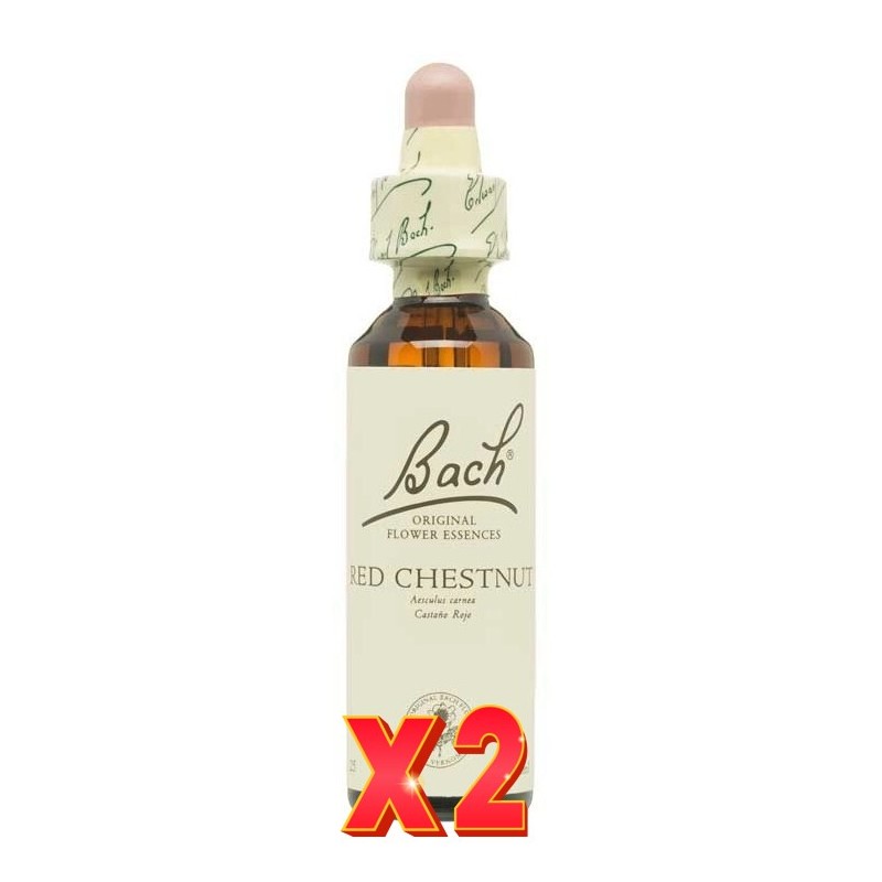 Pack de 2 unidades Flor Nº 25 Red Chestnut 20Ml Flores Bach Original Pack de 2 unidades Flor Nº 25 Red Chestnut 20Ml Flores Bach Original