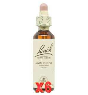 Pack de 6 unidades Flor Nº 1 Agrimony 20Ml Flores Bach Original