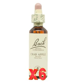 Pack de 6 unidades Flor Nº 10 Crab Apple 20Ml Flores Bach Original