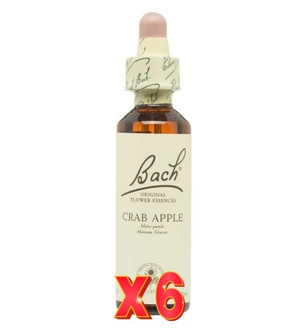 Pack de 6 unidades Flor Nº 10 Crab Apple 20Ml Flores Bach Original