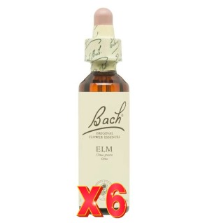 Pack de 6 unidades Flor Nº 11 Elm 20Ml Flores Bach Original