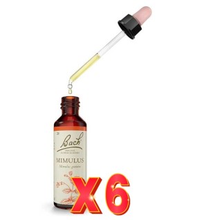 Pack de 6 unidades Flor Nº 20 Mimulus 20Ml Flores Bach Original