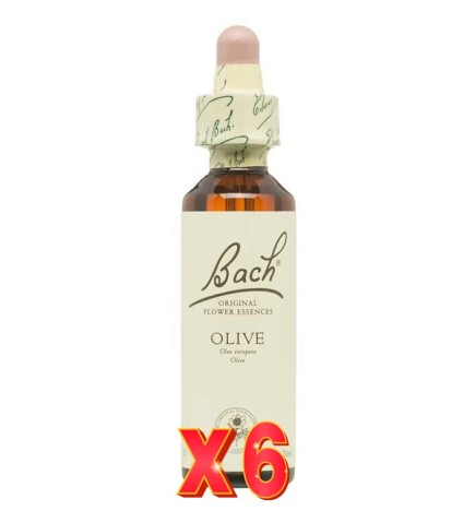 Pack de 6 unidades Flor Nº 23 Olive 20Ml Flores Bach Original